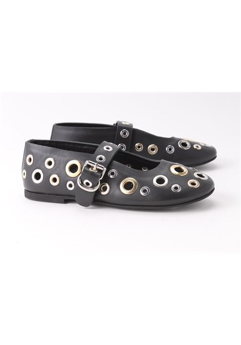 Ballerine con occhielli FLORENS | F113310V VITELLO NERO